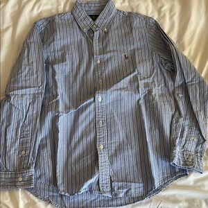 Men's Blue Striped Shirt